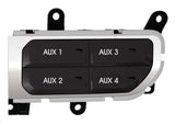 OEM Style Auxiliary Switch Bank Kit,Aux Switch Panel Dash 4 Buttons 4x30A for Wrangler JL 2018-2023 & Gladiator JT 2019-2023