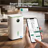ZAFRO 7500 Sq.Ft Dehumidifier for Basement, Max 150 Pints/Day, Energy Star