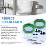 RAINGOWN 3 Inch Toilet Tank Gasket for Champion 4，2 Pack