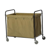 Stainless Steel Housekeeping Service Cart - Hotel Cleaning Trolley Room Service Trolley Cloth Trolley for Efficient Room Maintenance and Cleaning Soluts