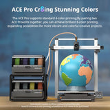 Bundle Anycubic Kobra 3 Max Combo 3D Printer, Support Multi Color Printing