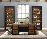 Martin Furniture Fully Assembled Aged Ebony Toulouse 6 Shelves Bookcase