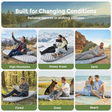 Elegear CumbreX™ Sleeping Pad for Camping with 9 R-Value, 4” Thick Ultralight Camping Sleeping Mat for All Seasons, Insulated Backpacking sleeping pad, Durable Camping Mattress for Outdoor Hiking Tent