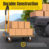 Foldable Platform Truck Push Dolly 330 lb Capacity 28.75" x 18.75" x 33" Heavy‑Duty