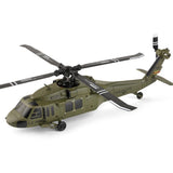 YounggDiy Mini WL K170 Black Hawkk Helicopter for Adults, WL K170 Black Hawkk UH-60L 170 2.4G 4CH Flybarless RC Helicopter, Outdoor Hobby RC Toy Model (RTF Version)
