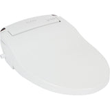 ALPHA BIDET JX2 Elongated Bidet Toilet Seat, White, Endless Warm Water, *NEW* Bowl Mist, LED Light, Quiet Operation, Wireless Remote, Stainless Steel Nozzle, Sittable Lid, 3 Year Warranty