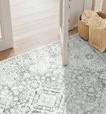 chunsemeiju 2x3 Rug,Boho Vintage Oriental Washable Rugs,Collapsible Area Rug for Bedroom, Entryway, Kitchen, Bathroom