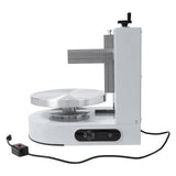 200W Automatic Cake Decorating Machine, 4-12 inch Birthday Cake Cream Spreading Machine Cream Smooth Coating Decoration Adjustable Speed w/LCD Display for Cake Shops, Dessert Shops (White)