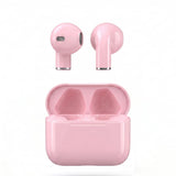 WWU Wireless Earphones, in-Ear Earbuds with Charging Case, 43H Playtime Long Playback Time, Compact and Lightweight, Bass Stereo Sound, IPX7 Waterproof Earphones for Gym/Running/Work，Pink