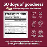 Strong Jaw Gum Restore - Gum Repair for Receding Gums | Teeth Magnesium Supplements, Oral Care, Remineralizing Dental Health Vitamins for Adults | 1 Month Supply, 180 Capsules, Made in USA