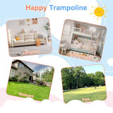 Ativafit 36inch Mini Toddler Trampoline for Kids Ages 1-6 Indoor Outdoor Folding Small Rebounder Trampoline with Foam Handle Safety Padded Cover Fun for Kids