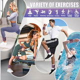 Ankle Weights for Women Men Adjustable 2LB Wrist Weights Bracelet Set of 2 for Home Gym Weighted Bangles Wristbands Leg Arm Weights, Deep Plum