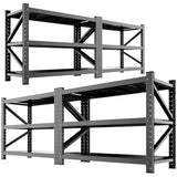 4 Set 5000LBS Heavy Duty Storage Shelves, Adjustable Garage Shelving Unit