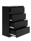 2-Drawer File Cabinet with Lock, Metal Lateral Filing Cabinets for Letter/Legal Size Documents