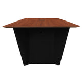 Array 120" Conference Table with Power Data Grommet- Cherry/Black Regency