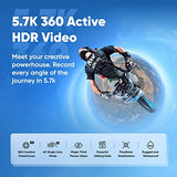 Insta360 X3 Motorcycle Bundle - Waterproof 360 Camera with 1/2" 48MP Sensors
