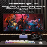 GEEKOM AX8 Max Silent Mini PC, Ryzen 7 8745HS, DDR5 16GB 1TB SSD