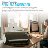FI-7160 Fujitsu Document Scanner - Duplex - Scanners for Computers with 24V & USB 3.0 Cable, 8.5 X 14 in, 600 DPI