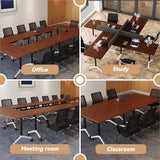 6-8 Person Conference Table Folding Conference Table for Office,Training, Seminar