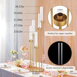 20PCS Gold Floor Candelabra