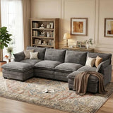 U Shaped Modular Sectional Couch, Comfy Sofa for Living Room