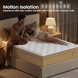 BedStory Firm King Mattress 13 inch, Deep Sleep Hybrid Mattresses in a Box