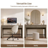 SICOTAS Office Computer Desk with 4 Drawers Modern Executive Writing Desk