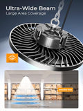 ONLYLUX 200W UFO LED High Bay Light, 30000LM 5000K High Bay LED Shop Lights