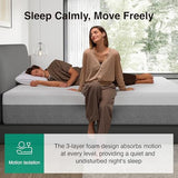 Novilla Bliss Mattress King Size, 14 Inch Gel King Memory Foam Mattress | Cooling Comfort & Pressure Relieving