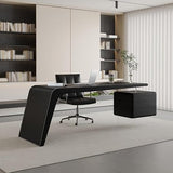 BGGJJ Computer Desk Wooden Minimalist Study Furniture with Sideboards