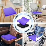 Seat Cushion, Thickened Big Gel Seat Cushion, Strong Support, Sciatica & Back Pain Relief, Breathable Cool Suitable as Office Chair Cushion