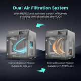 FLASHFORGE AD5M Pro 3D Printer 600mm/s High Speed & Precision, Full-Auto Calibration with 0.4&0.6mm Nozzle Bundle