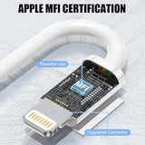 Car Apple CarPlay Cable, 2 Pack 3FT iPhone Charger Cord [Apple MFi Certified] USB to Lightning Cable Fast Charging for iPhone 14, 14 Pro Max, 13/12/11/X/XS/XR/XS, iPad