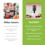 Hurom H70 Cold Press Juicer Machine, Easy to Clean Masticating Slow Juicer