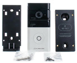 Alarm.com ADC-VDB780B Wireless Video Doorbell Camera, Battery Powered, 1080p HD, 2-Way Audio, Motion Detection, Night Vision, White/Black, Smart Chime Required