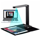 QERTYHJK Document Camera Scanner for Teachers 5 Megapixel Portable Capture Size A4 with OCR File Barcode Scanning