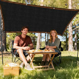 Fence Privacy Screen - RAINFLOW 3'X10' Black Privacy Fence Screen Outdoor Shade Balcony Decor Plastic