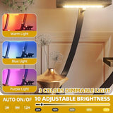 DWVO Tall Bookshelf with LED Light, Artistically Designed Moon Arched Bookcase, Bedroom
