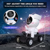 Star Projector Galaxy Night Light - ASTRAEA Astronaut Space Projector, Starry Nebula Ceiling LED Lamp with Timer and Remote, Kids Room