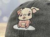 GDIQ Pig Hat for Toddler Girl, Piglet Gifts Baseball Cap for Kid