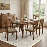 WITSHOCK 12x18 Area Rugs for Living Room Washable Vintage Rug Beige/Brown