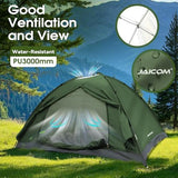 JAICOM 2 Person Camping Tent - Lightweight Backpacking Tent, Waterproof Windproof Easy Setup Hiking Tent, Suitable for Outdoor, Family, Camping, Hunting, Mountaineering Travel