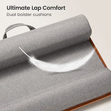 Totnz Lap Desk, Home Office Laptop Desk Fits up to 17 inches with Mouse Pad, Wrist Pad, Tablet