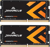 Pinnacle Premium DDR4 32GB KIT(2x16GB) 3200MHz (or 2933MHz or 2666MHz) PC4-25600 Non-ECC Unbuffered 1.2V CL22 260 Pin SODIMM Laptop