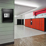 Electronic 40 Keys Cabinet Wall Mount, Digital Key Safe Lock Box, Large Security Lockbox for House Key