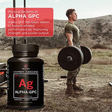 Alpha GPC Supplement & BioPerine for Hyper Absorption - 120 Count, Alpha-GPC 600mg per Serving - Nootropics for Memory, Focus, Energy, & Drive - Choline Supplements to Boost Acetylcholine, Made in USA