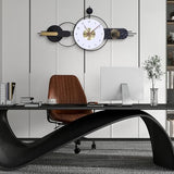 Anmotpe Oversized Large Modern Wall Clocks Iron Wall Clock Nordic Style Big Clocks Battery Operated for Living Room Office Bedroom kitchen-42 x 18.7 inch