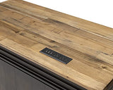Martin Furniture IMSA684R-KIT Executve L-Desk & Return with Solid Wood Plank Tops