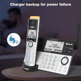 3 Super Long Range 3 Handset DECT 6.0 Cordless Phone for Home with Expandable to 12 HS VTech