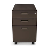 UPLIFT DESK 3-Drawer Mobile File Cabinet - Steel Rolling Filing Cabinet